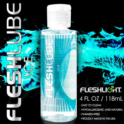美國Fleshlight-Fleshlube Ice 水性涼感潤滑液-4oZ/118ML